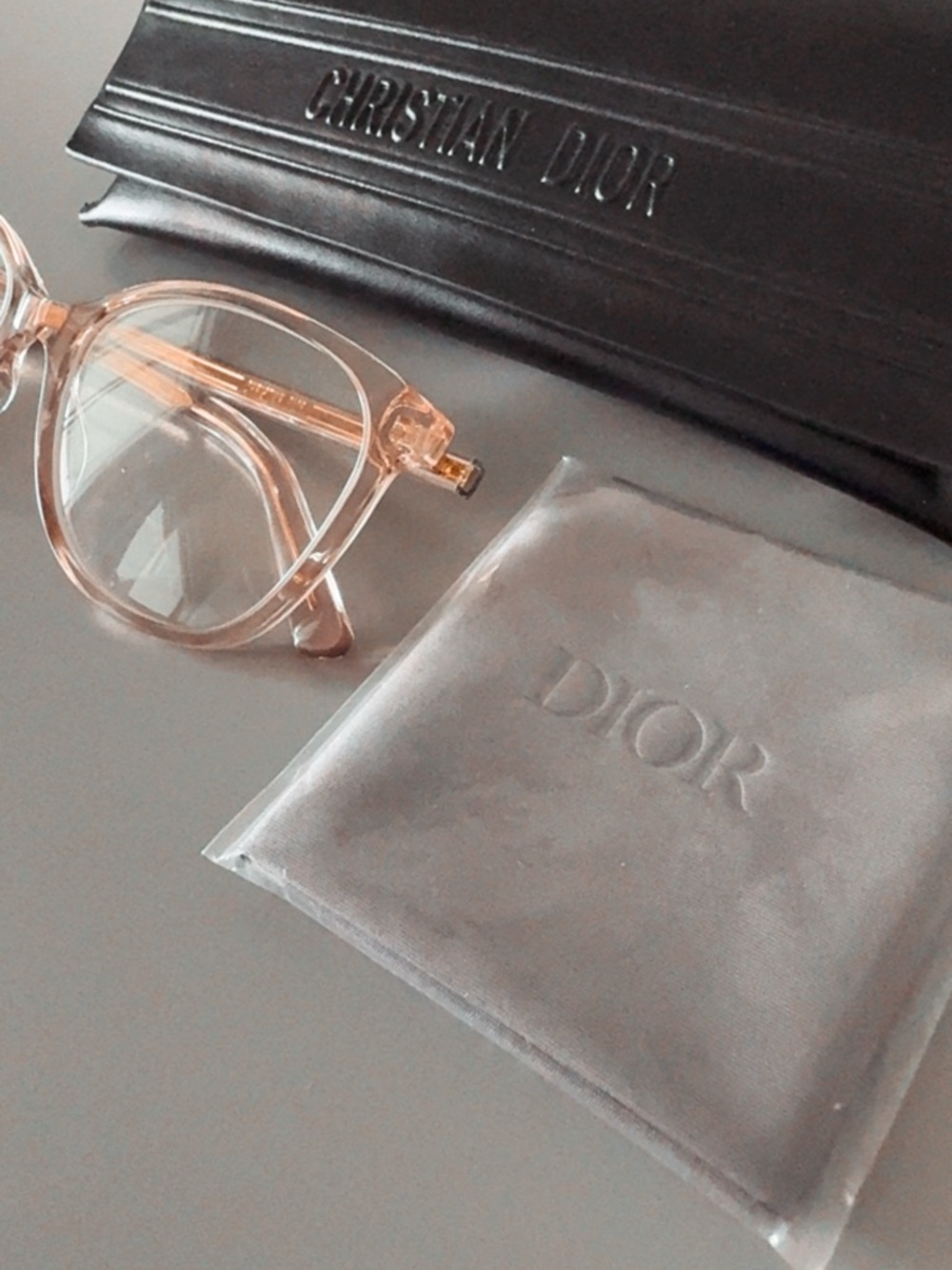 Dior light pink Eyeglasses with Branded Case & cloth - Picture 6 of 14